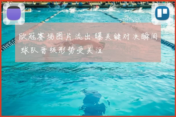 欧冠赛场图片流出 曝关键对决瞬间 球队晋级形势受关注